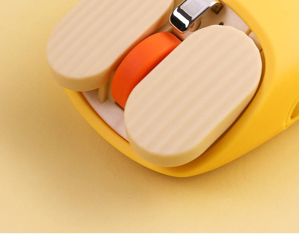 Little Yellow Duck Bluetooth Mouse Keyboard set in bright yellow with compact design