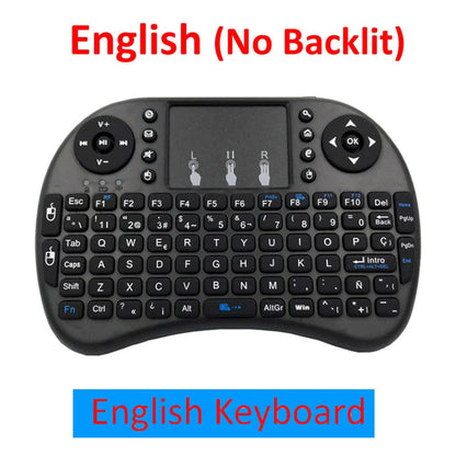 Wireless Smart Keyboard with larger touchpad, dual mouse buttons, and compact design for versatile device control