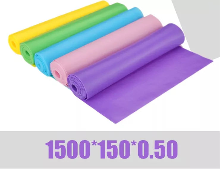 TPE Strength Training Ribbons in various colors and sizes for customized workouts