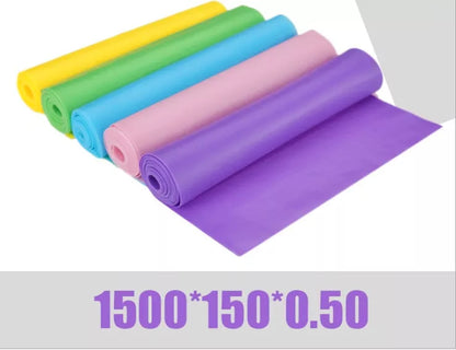 TPE Strength Training Ribbons in various colors and sizes for customized workouts