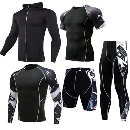 Quick-drying running suit in blue, made from milk silk and 90% polyester, available in multiple sizes and colours.