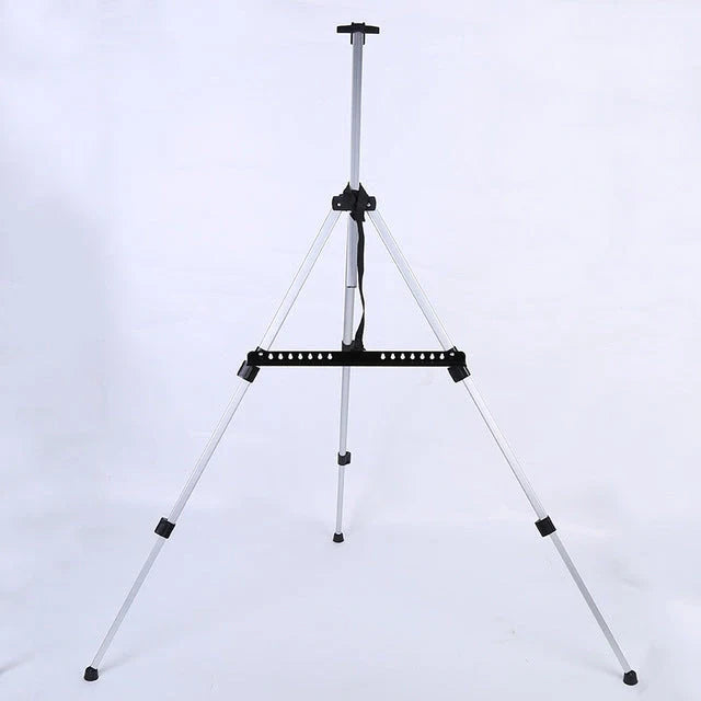 Adjustable aluminum alloy painting stand with carrying bag, perfect for artists and students
