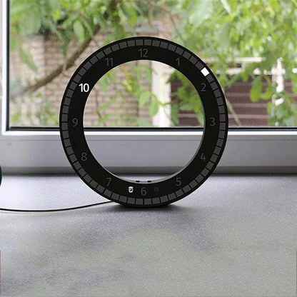 LED Digital Wall Clock with dual-use dimming and photoreceptive features