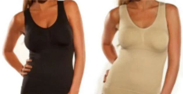 Sculpting Tank Top and Cami Set - Slim and smooth your figure with this versatile undergarment duo
