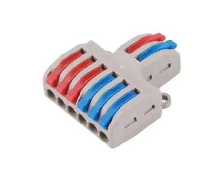 SPL quick wire connector for 0.08-4.0mm² electrical wires with fire-insulating shell.