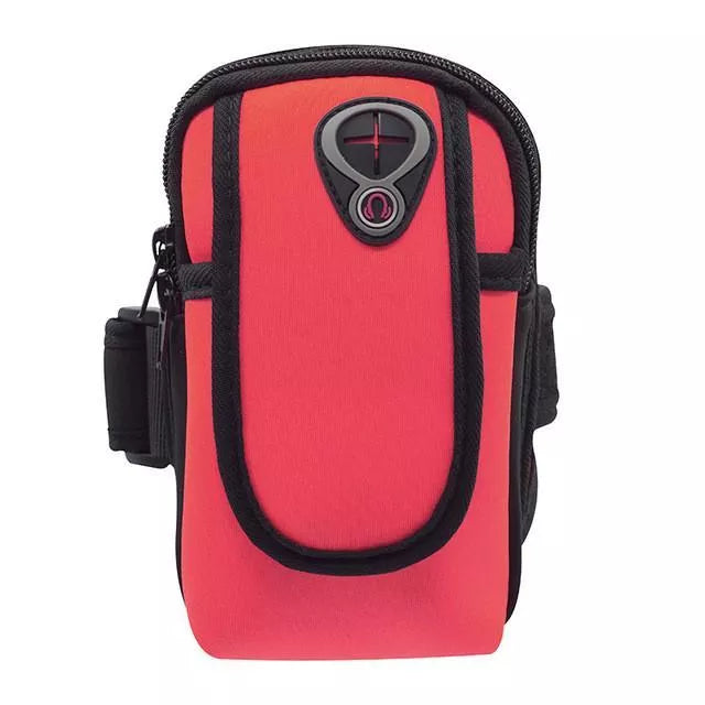 Sport Running Arm Pouch 5.5 inch in various colors for secure phone storage during workouts
