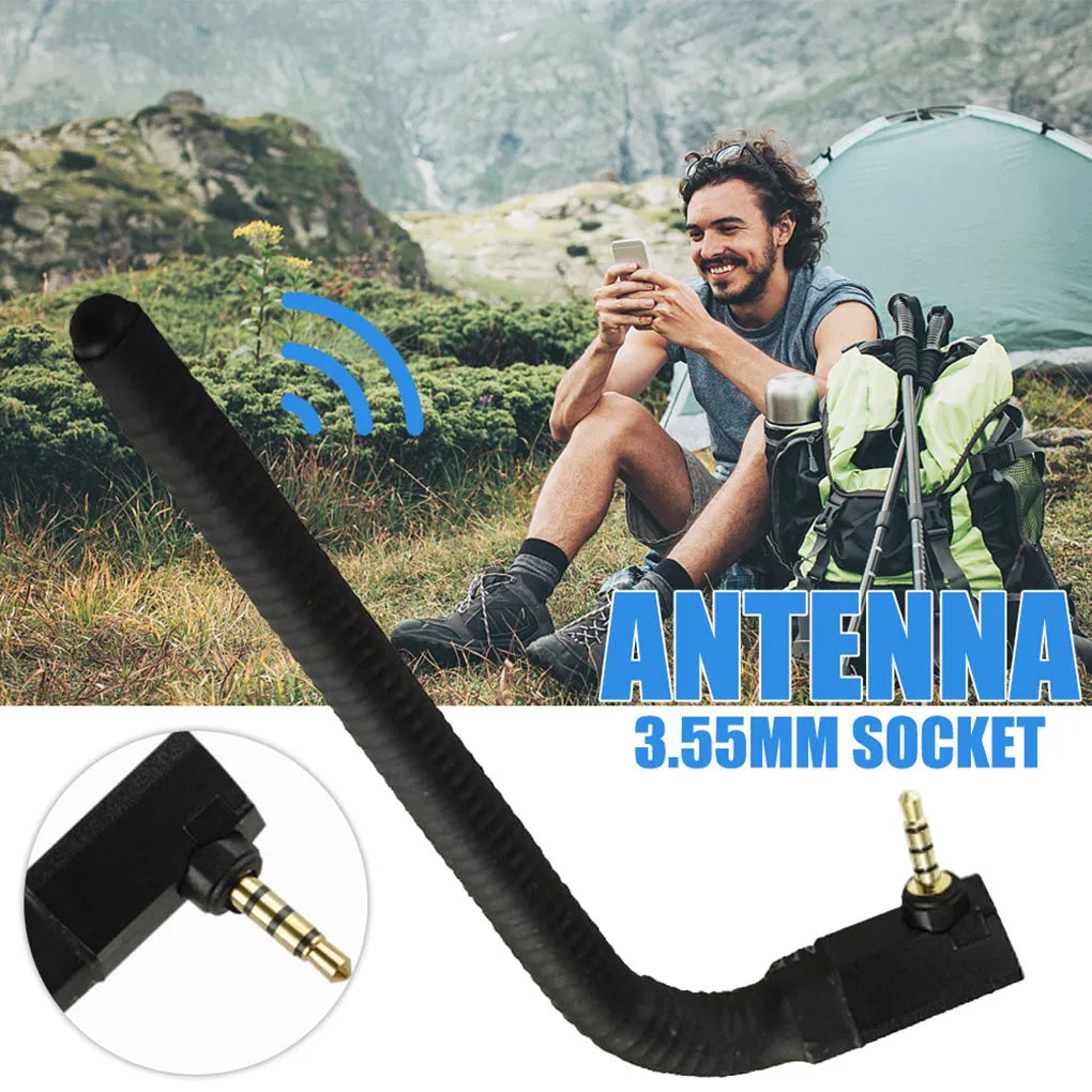 Mobile phone signal enhancement antenna with adsorption mount and connector options