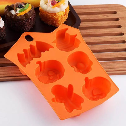 Halloween Pumpkin Silicone Cake Mold for baking detailed desserts