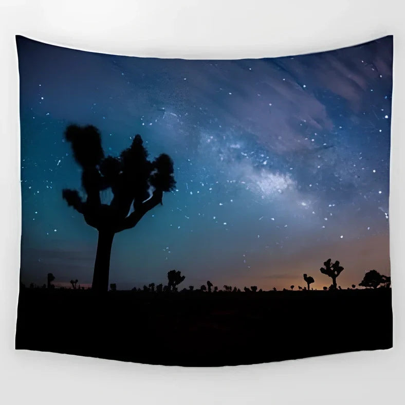 European classical geometric tapestry with plush polyester fabric in rectangular wall hanging