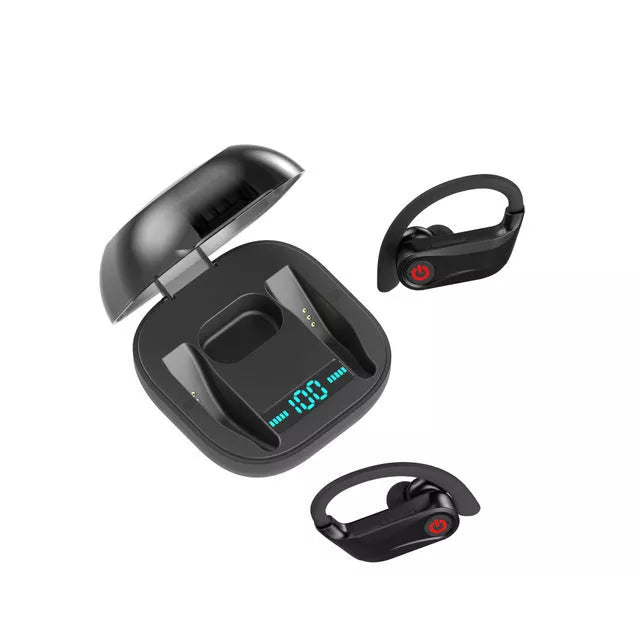 HBQ-Q62 Wireless TWS Bluetooth Headset in Black with 10-hour playtime