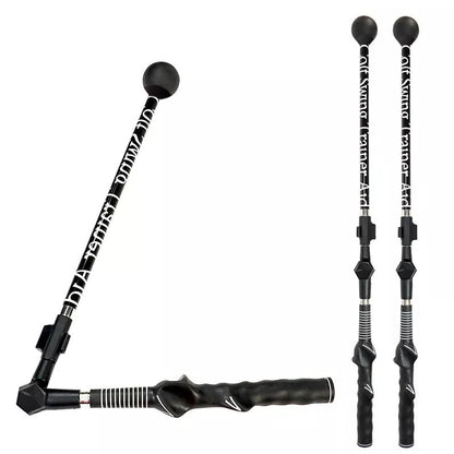 Action Corrector Golf Swing Auxiliary Practice Appliance in black and blue