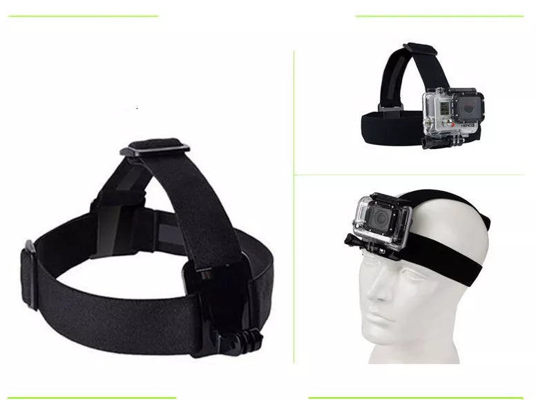 Camera accessories kit with 360-degree rotation clip and multiple mounts for versatile photography