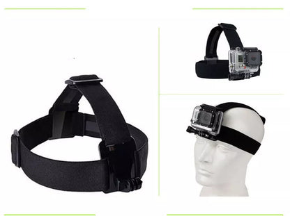 Camera accessories kit with 360-degree rotation clip and multiple mounts for versatile photography