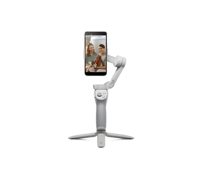 Magnetic mobile phone PTZ stabiliser with 2450 mAh battery capacity for extended smartphone filming sessions
