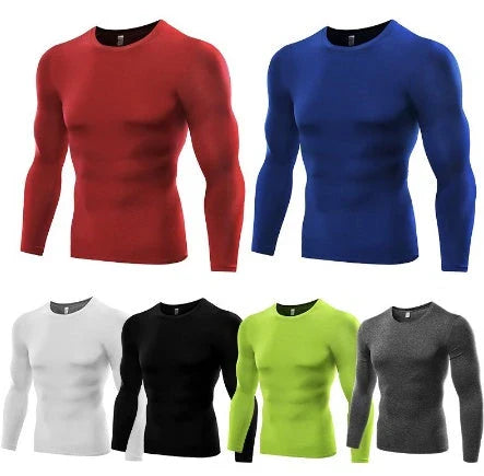 Premium Long Sleeve Compression Muscle Tee for Men