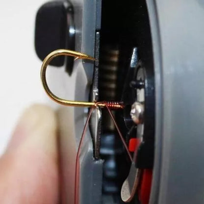 Automatic Fish Hook Tier for secure, quick knot tying