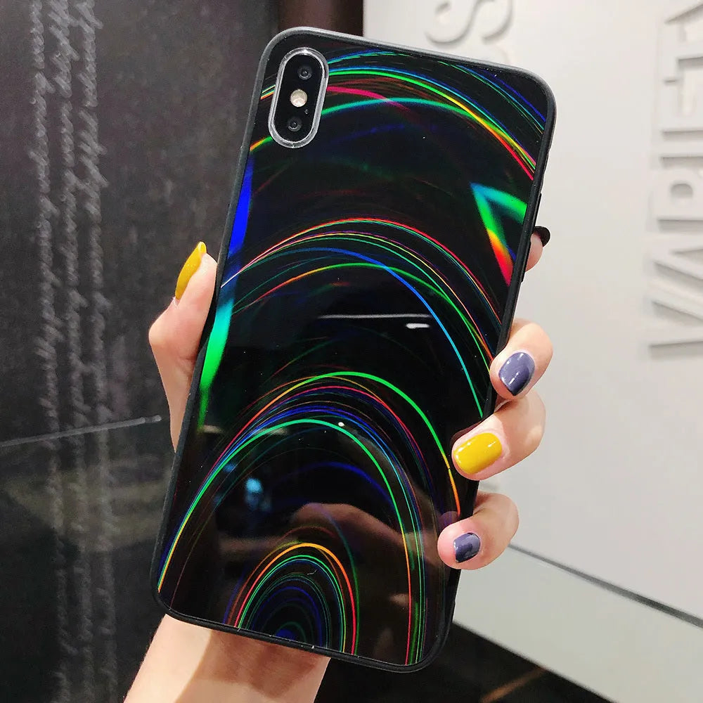 Marble-pattern shockproof silicone phone case for Samsung Galaxy models shown in multiple colours.