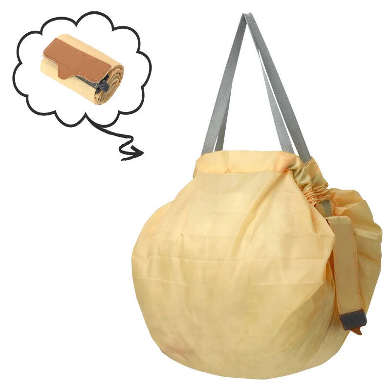 Dorathye Foldable Waterproof Shopping Bags in various colors, showcasing large capacity and durable design