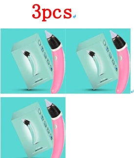 Electric Nasal Aspirator with Adjustable Suction Power and Soft Silicone Tips for Gentle Nasal Clearing in Babies
