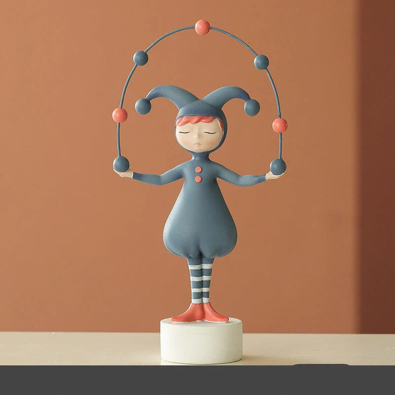 Enchanting resin elf figures in fairy girl and elf boy designs, featuring whimsical details and captivating charm for home decor