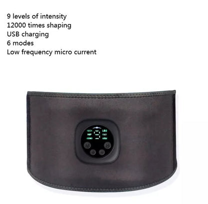 Smart Digital Display EMS Fitness Belt with adjustable intensity levels