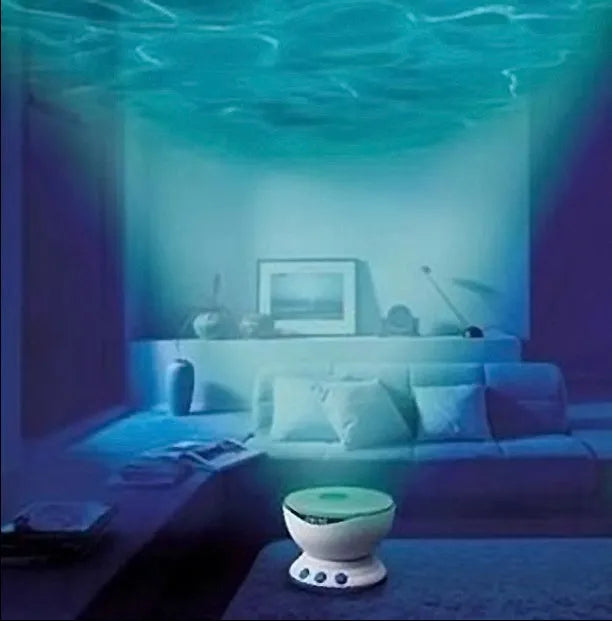Blue ocean lamp projection lamp LED with DLP trapezoidal correction for 2D vertical movie effects, best drop distance 5