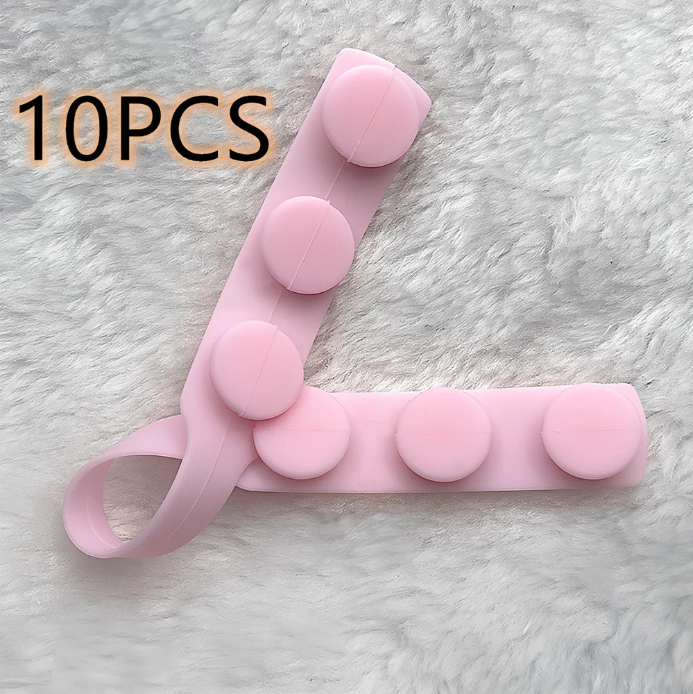 Silicone mask extension strap showing 1.5cm width and colour options including transparent