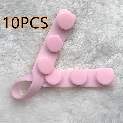 Silicone mask extension strap showing 1.5cm width and colour options including transparent