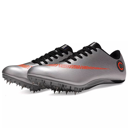 Unisex competition shoes with microfiber upper and TPU outsole for running and foot basket sports