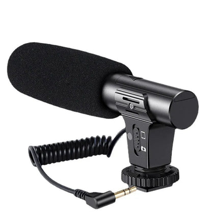 Black condenser microphone for mobile phone recording with 20Hz-20KHz frequency range