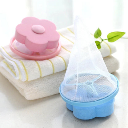 Flower Design Washing Machine Hair Filter for removing lint and hair from laundry