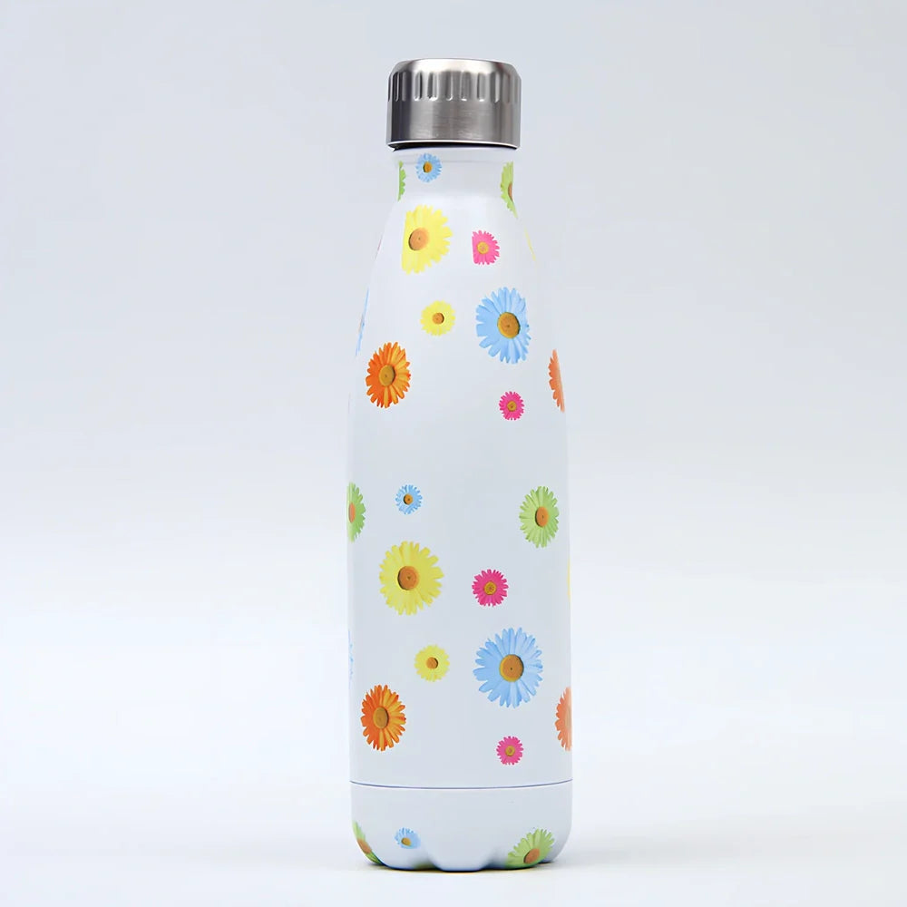 500ml stainless steel sports bottle in various colours with vacuum insulation and secure lid for gym use