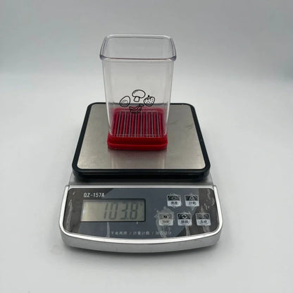 Chef Cup fruit and vegetable fast slicer in 7.6cm base with stainless steel blades for 5mm cuts