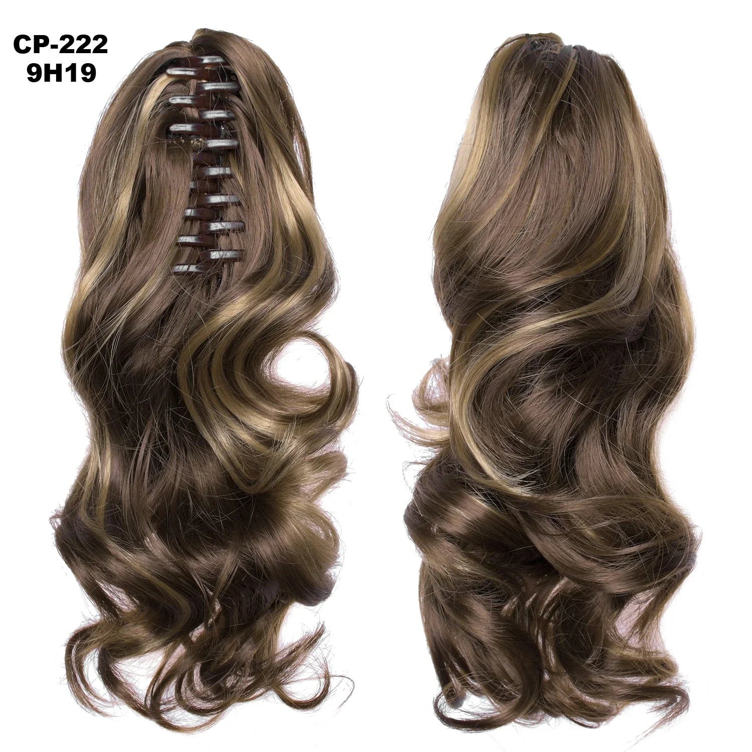 Stylish ponytail hair extension with natural-looking synthetic fibers for comfortable all-day wear
