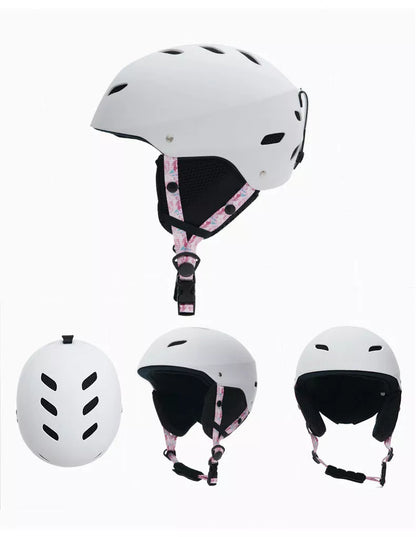 Child ski protective helmet in various colors with EPS+ABS hard shell for safety