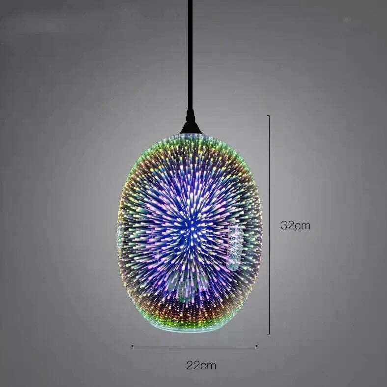 Glass ceiling chandelier with adjustable height mechanism and LED lighting