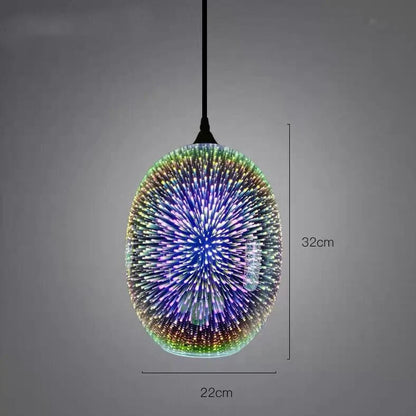 Glass ceiling chandelier with adjustable height mechanism and LED lighting