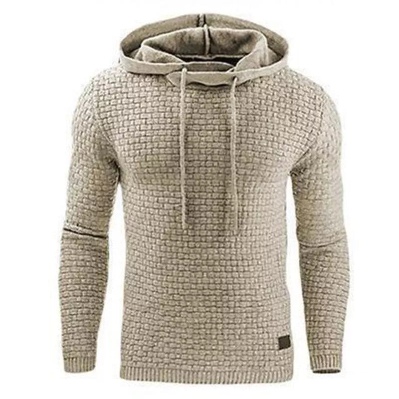 Men's hoodie sweater in various colors and sizes, made from 65% cotton and 35% polyester blend