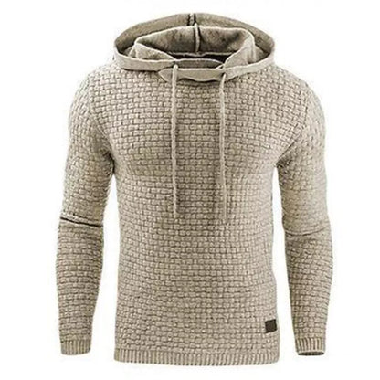 Men's hoodie sweater in various colors and sizes, made from 65% cotton and 35% polyester blend