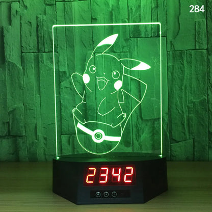 Glowing 3D dolphin LED night light on a table with remote control