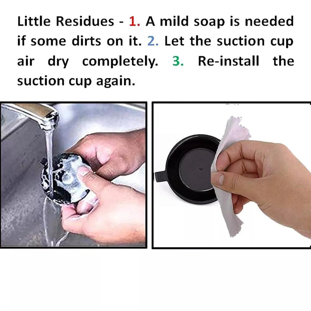 Outdoor car tent suction cup with high adhesion PU material for secure item placement