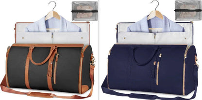 Spacious Travel Duffel Bag - Versatile Women's Handbag with Folding Suit Compartment in Multiple Color Options