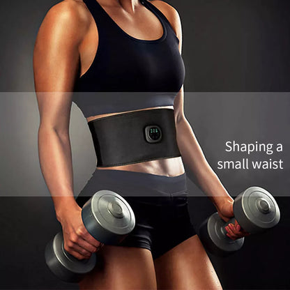 Smart Digital Display EMS Fitness Belt with adjustable intensity levels