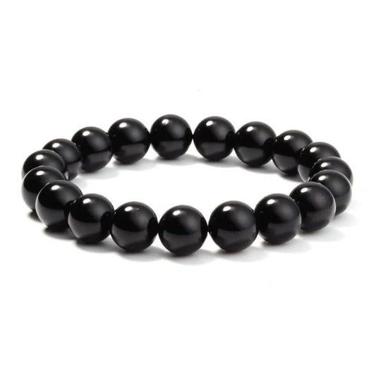 Elegant Black Onyx Bracelet for women with geometric design and fatigue-resisting properties.