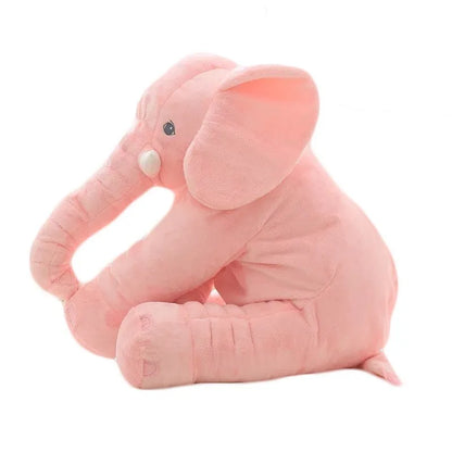 Elephant doll pillow baby comfort sleep toy in short plush with PP cotton filling, 60cm and 40cm sizes