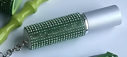 100ml transparent glass perfume bottle with silver spray mechanism and screw cap for fragrance preservation