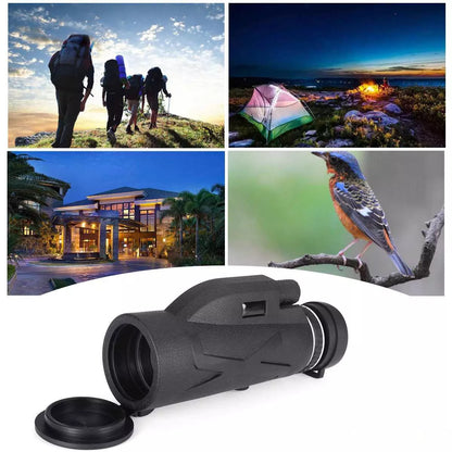 Portable Monocular Telescope with 80x Magnification and BAK4 Prism