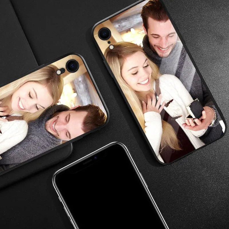 iPhone case with raised bumper edge protecting camera and screen, precision cut-outs for ports
