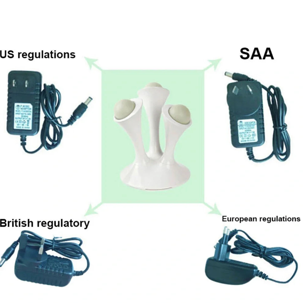 Mushroom-shaped LED night light, 21.5cm base, 26cm height, 7-colour adjustable for bedside ambiance