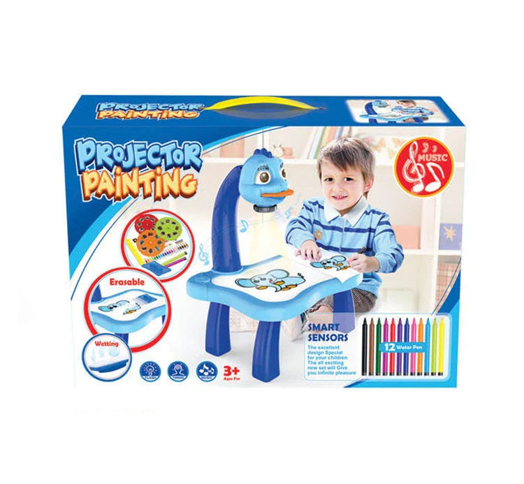 Illuminating Drawing Projector - A versatile toy that projects patterns for children to trace and draw, promoting creativity and development.